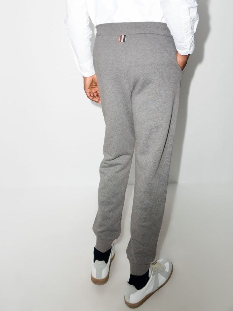 Logo Stripe Cotton Track Pants