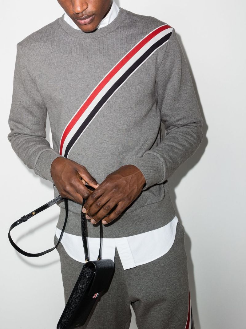 Rwb Diagonal Stripe Sweatshirt