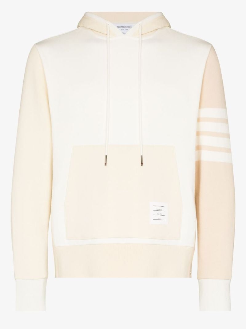 Fun Mix 4-bar Stripe Cotton Hoodie
