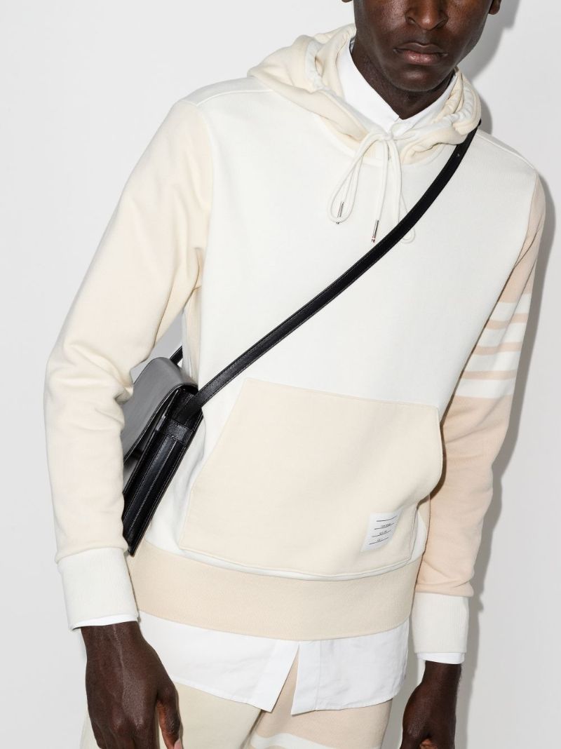 Fun Mix 4-bar Stripe Cotton Hoodie