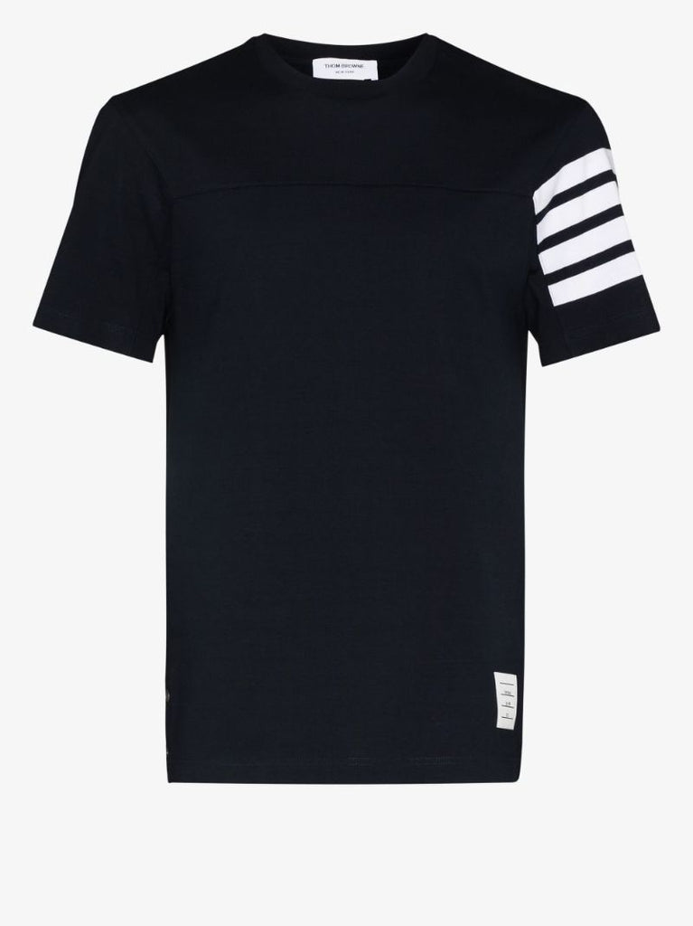 4-bar Stripe Cotton T-shirt