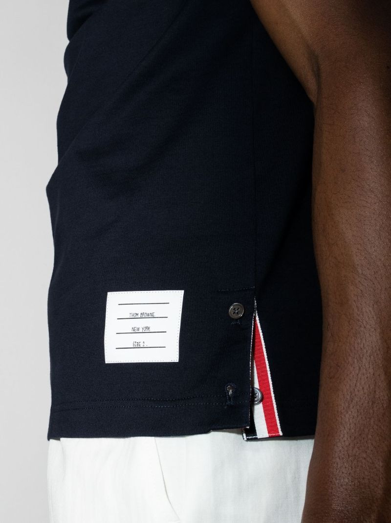 4-bar Stripe Cotton T-shirt