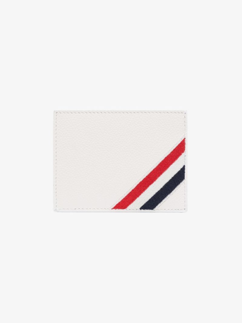 Diagonal Rwb Stripe Card Holder