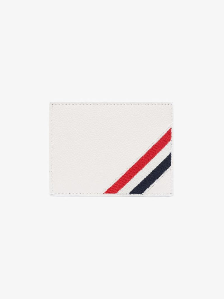Diagonal Rwb Stripe Card Holder