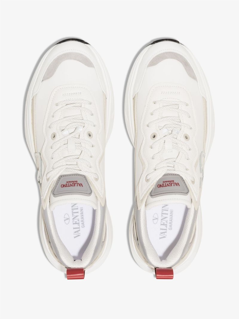 Neutral Vlogo Leather Sneakers