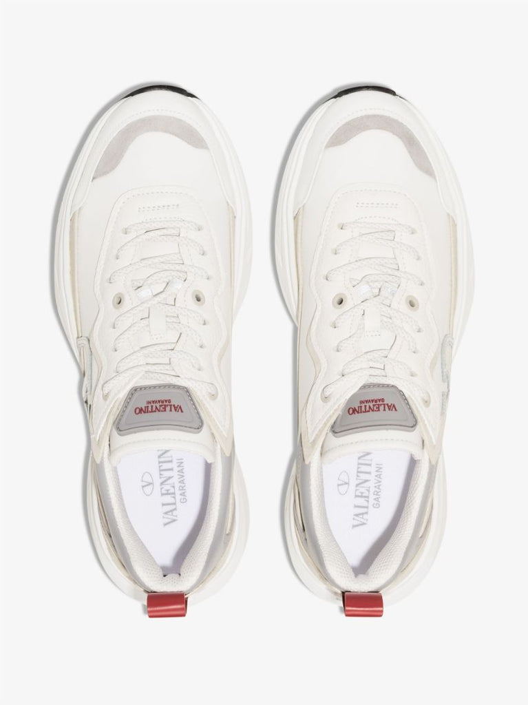 Neutral Vlogo Leather Sneakers