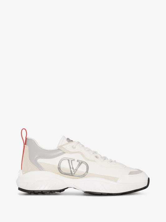 Neutral Vlogo Leather Sneakers