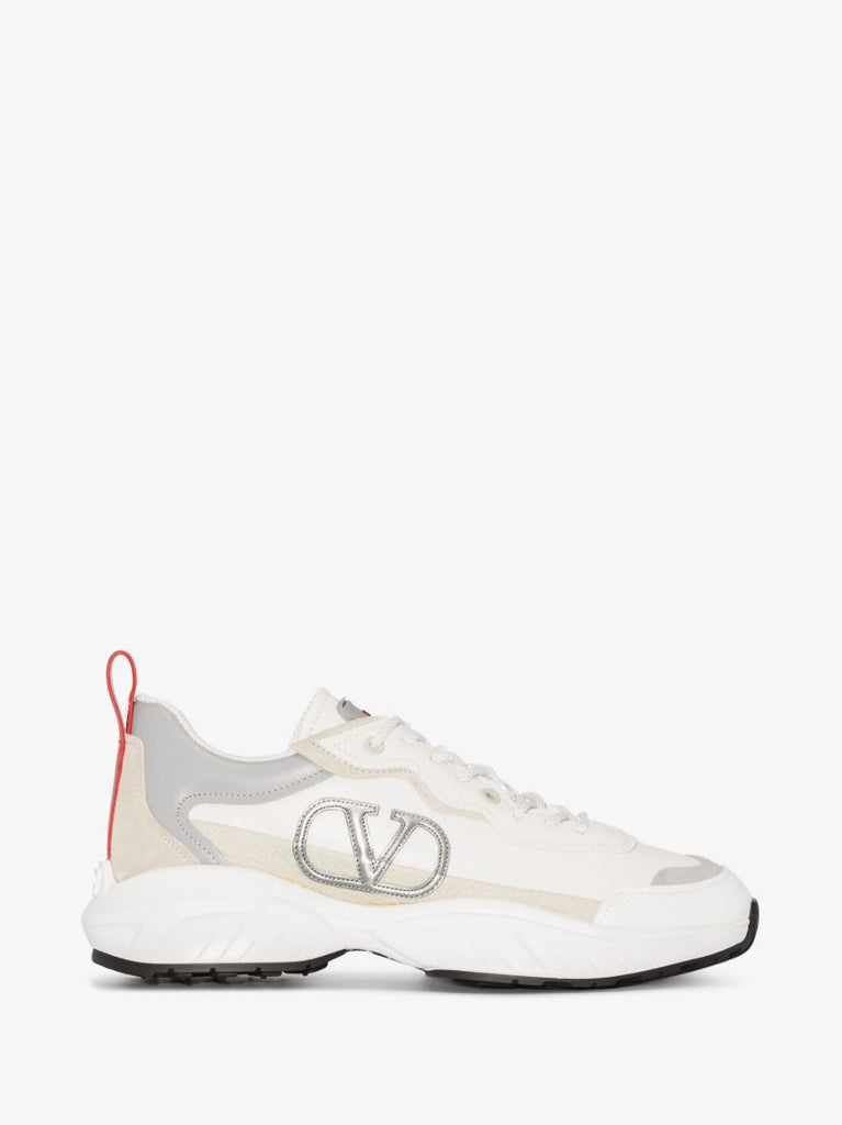 Neutral Vlogo Leather Sneakers