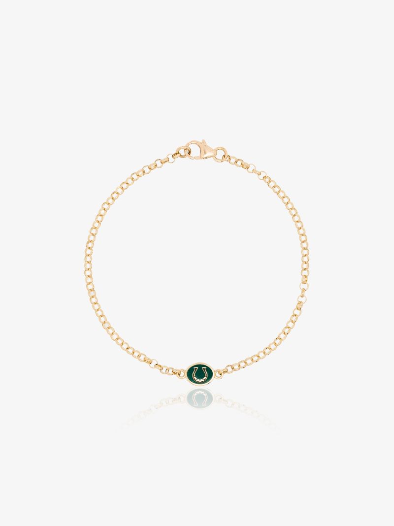 18k Yellow Gold Protection Small Sequence Chain Bracelet