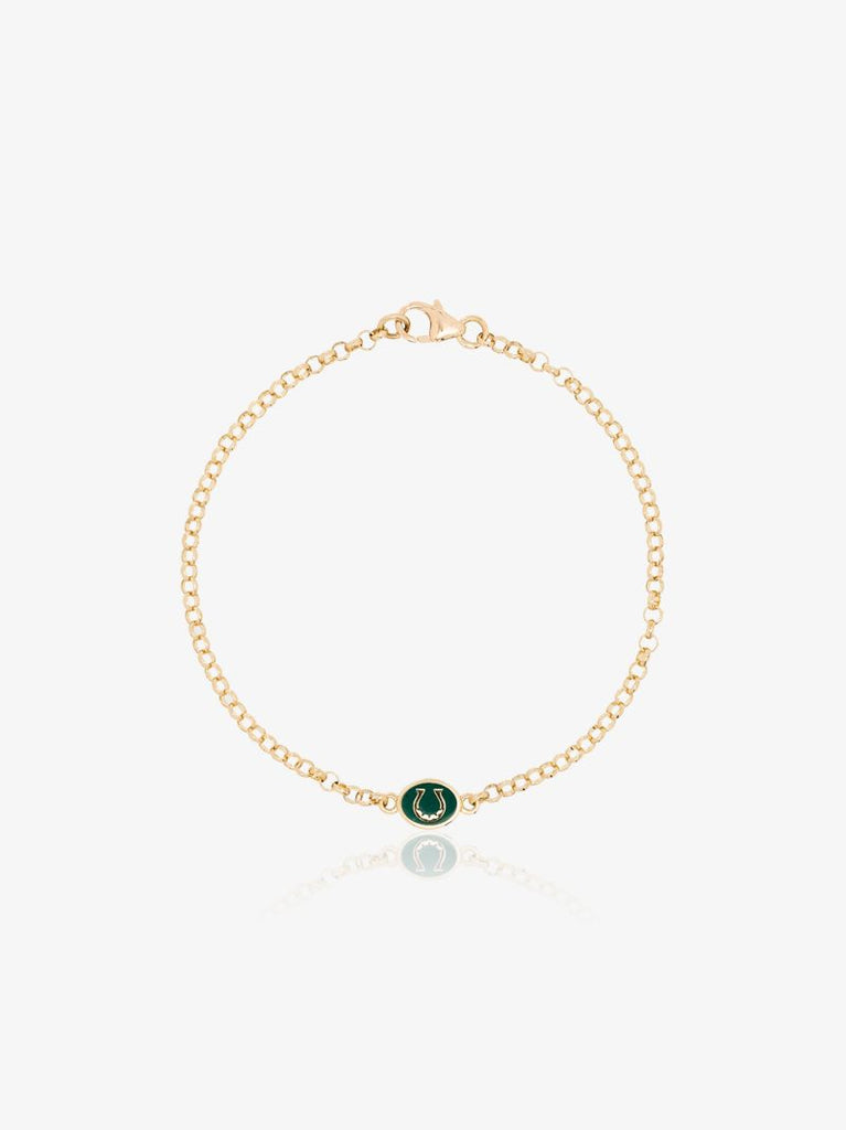 18k Yellow Gold Protection Small Sequence Chain Bracelet