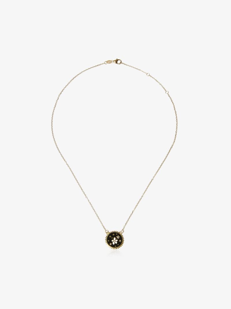 18k Yellow Gold Resilience Petite Belcher Chain Diamond Necklace