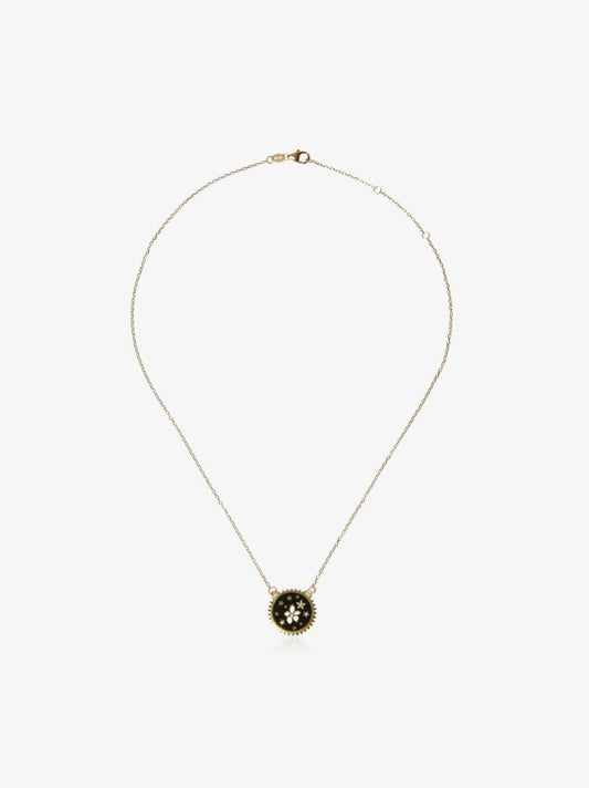 18k Yellow Gold Resilience Petite Belcher Chain Diamond Necklace