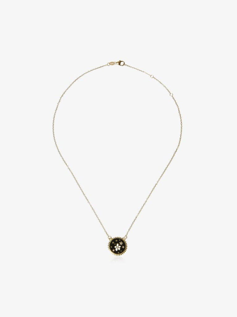 18k Yellow Gold Resilience Petite Belcher Chain Diamond Necklace