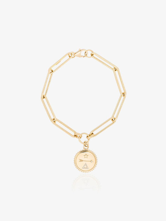 18k Yellow Gold Dream Extended Clip Chain Diamond Bracelet