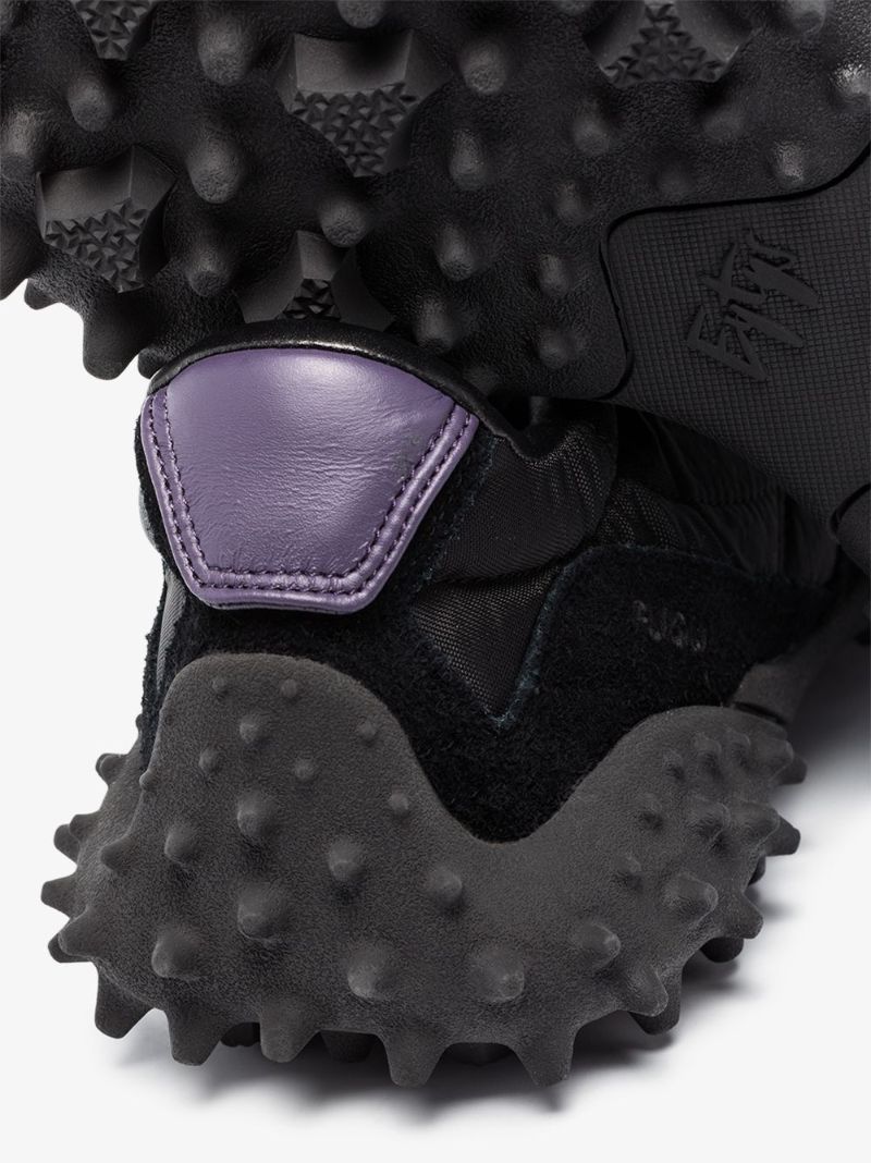 Black Fugu Suede Sneakers