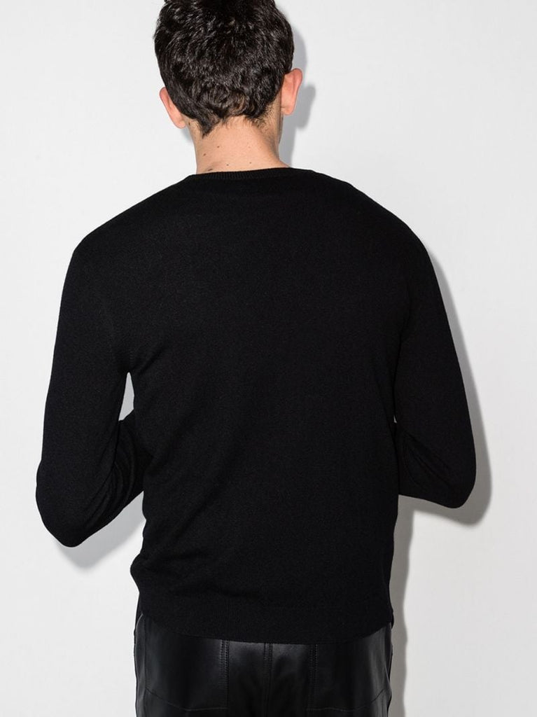 Vltn Logo Intarsia Sweater