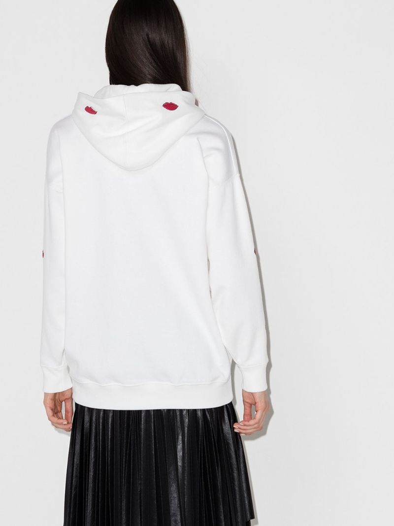 Vltn Lips Print Hoodie