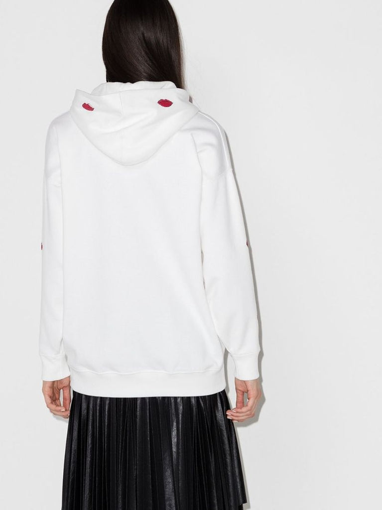 Vltn Lips Print Hoodie