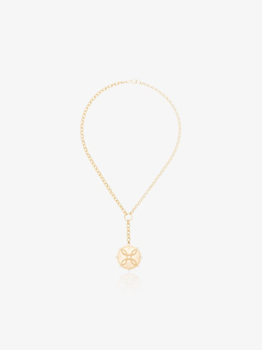 18k Yellow Gold True Love Heavy Belcher Chain Diamond Necklace