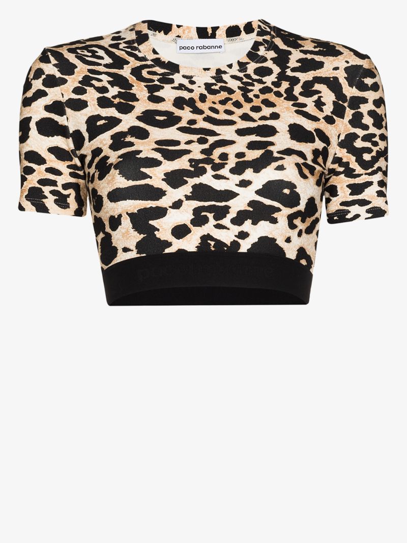 Leopard Print Crop Top