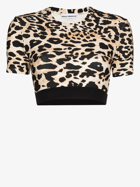 Leopard Print Crop Top