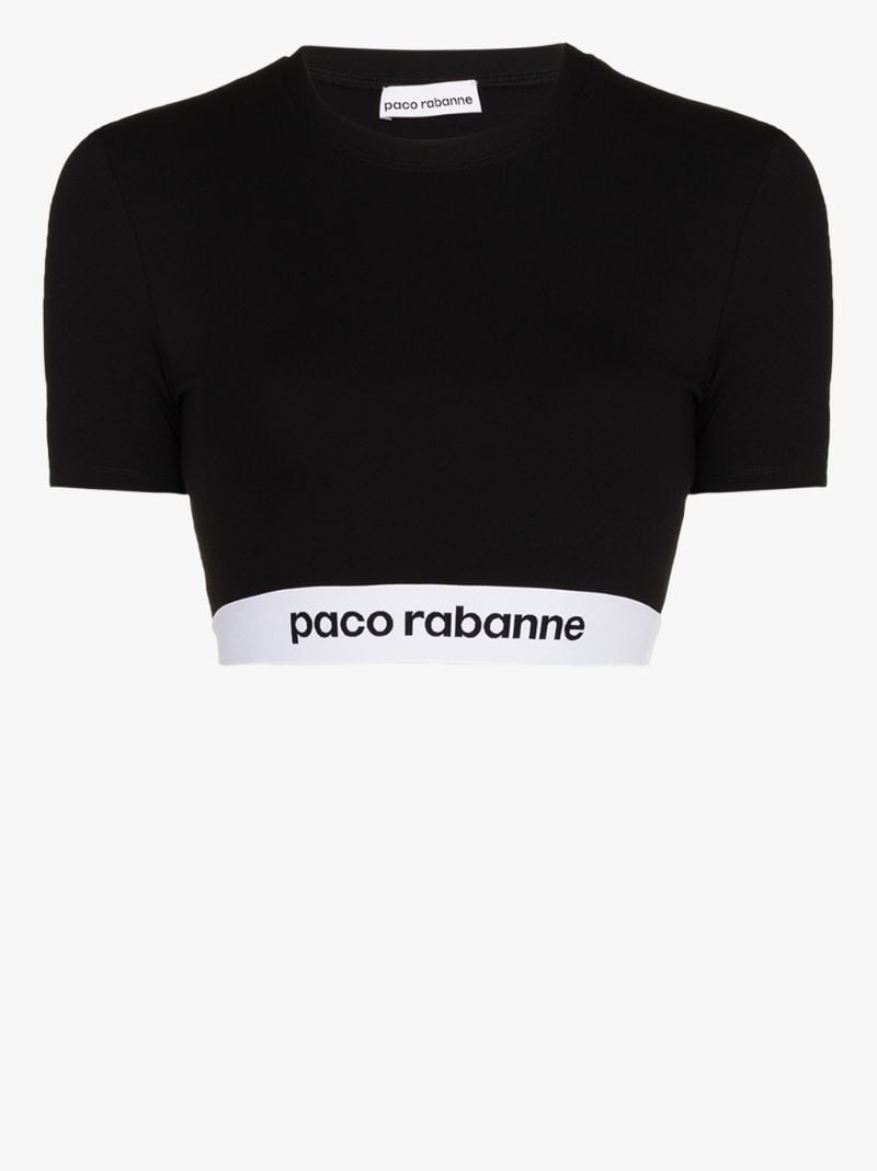 Logo Band Crop Top