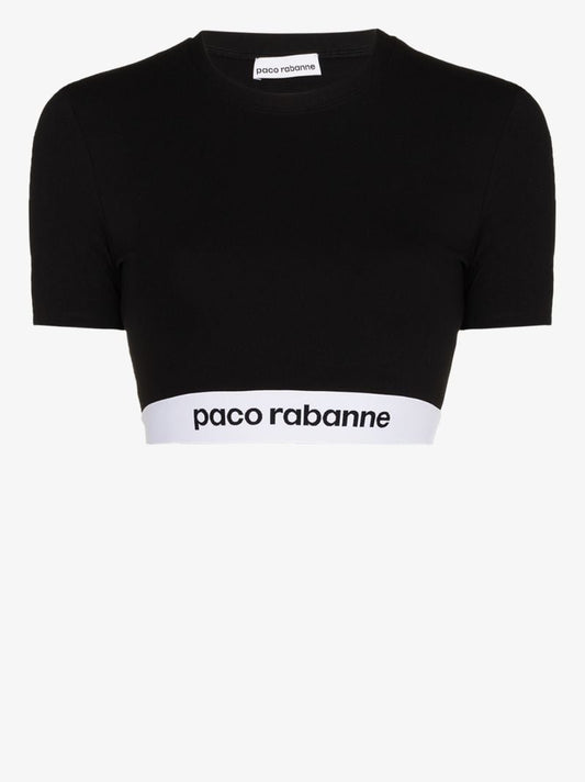 Logo Band Crop Top