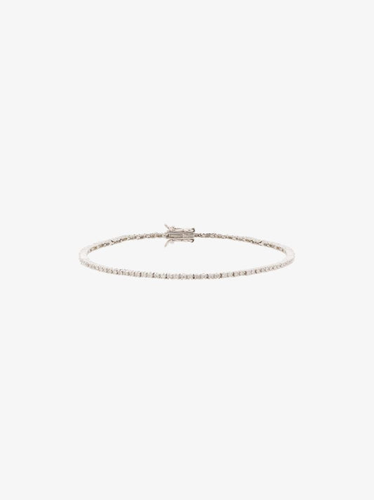 14k White Gold Diamond Tennis Bracelet