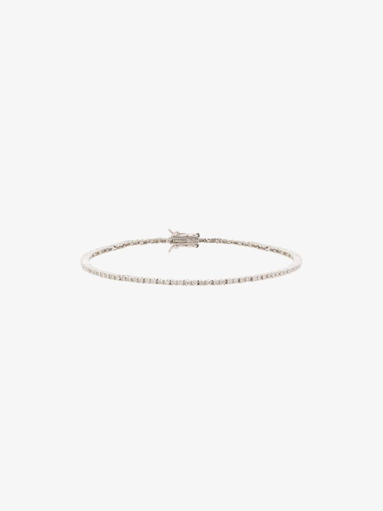 14k White Gold Diamond Tennis Bracelet