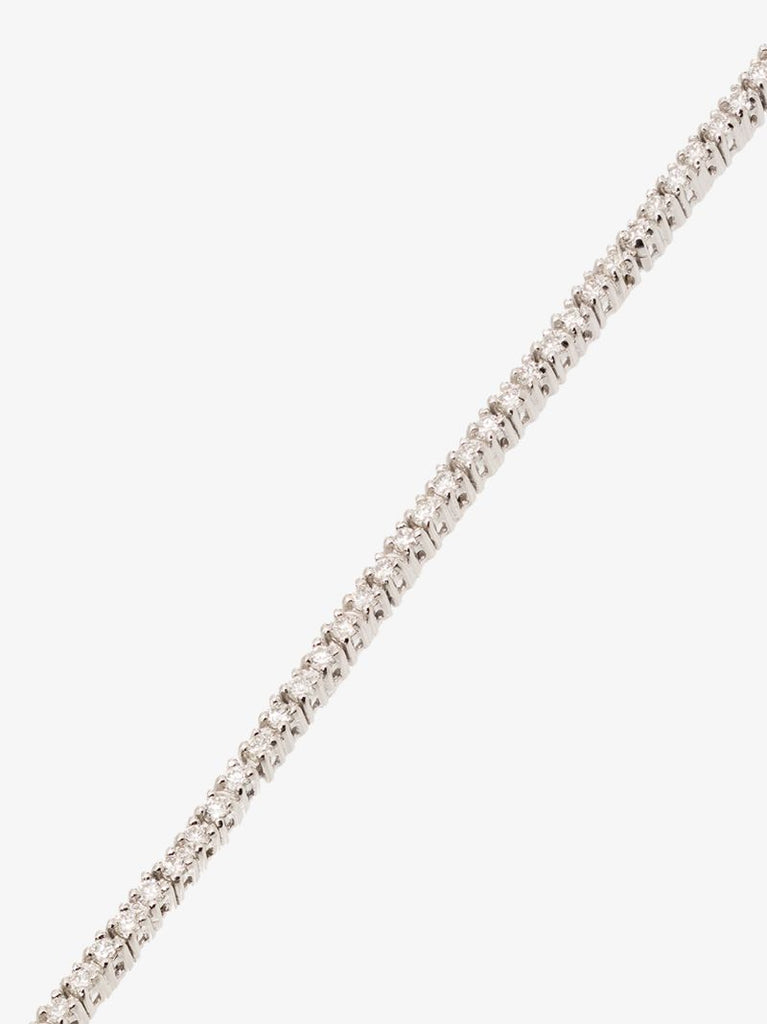 14k White Gold Diamond Tennis Bracelet
