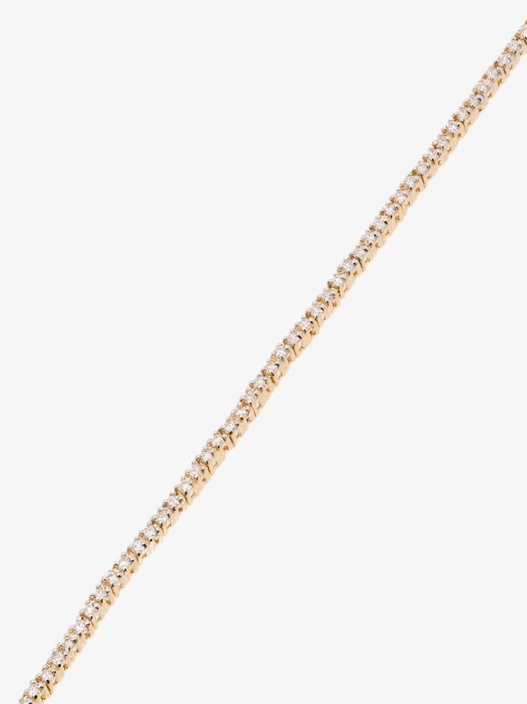 14k Yellow Gold Diamond Tennis Bracelet