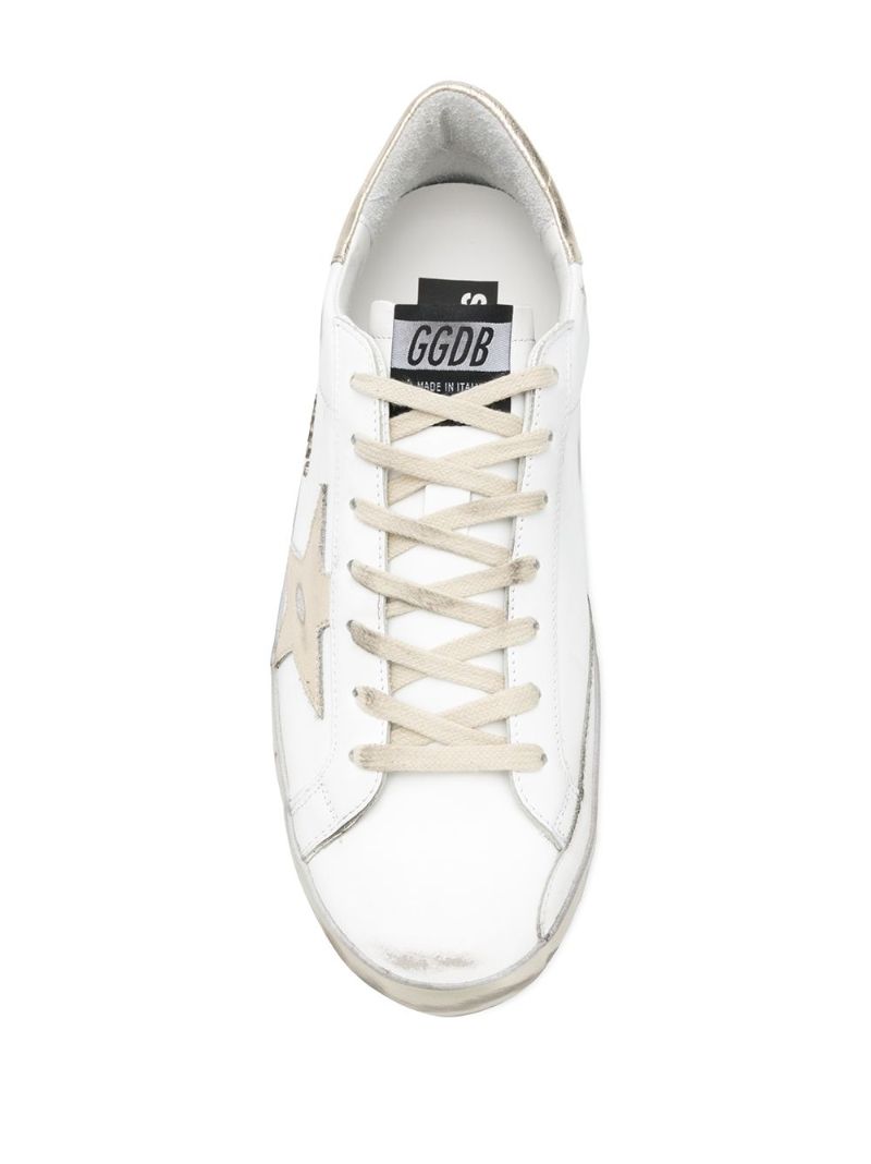 White Super-star Low-top Sneakers