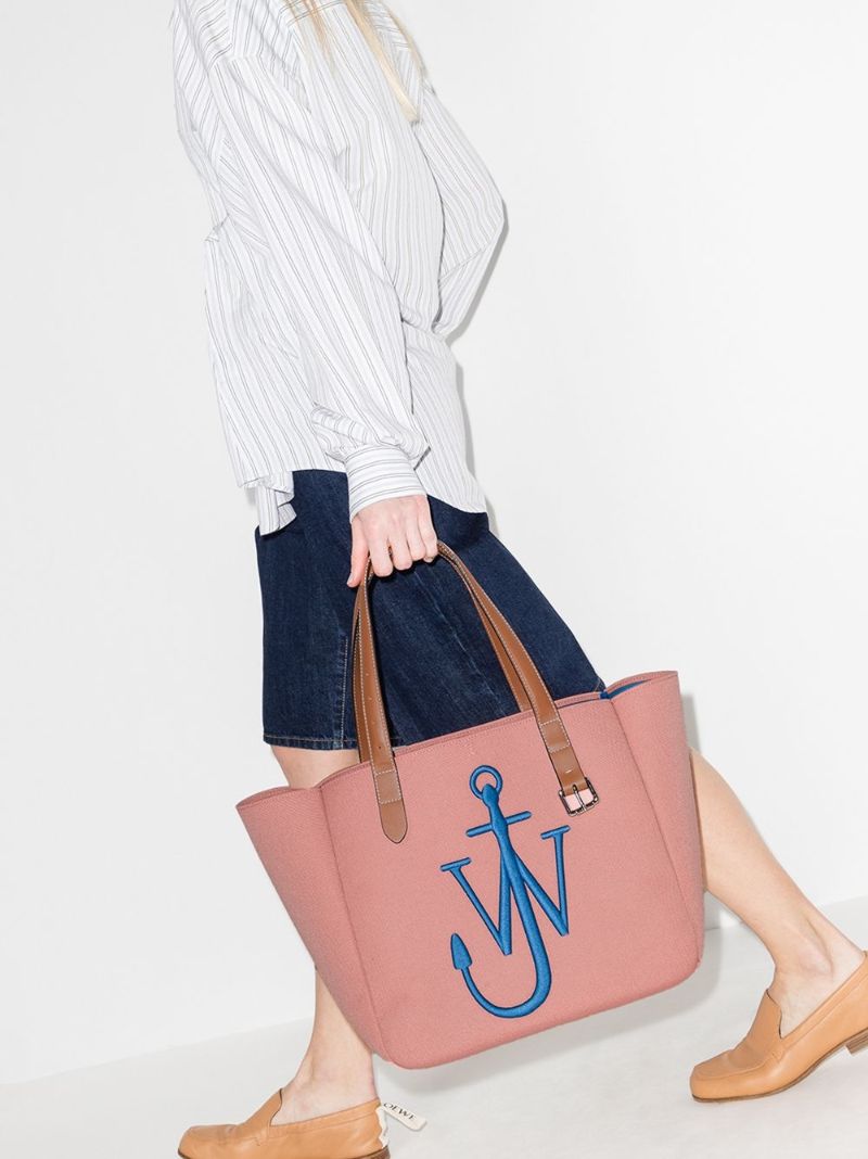 Belt Embroidered Recycled Canvas Tote