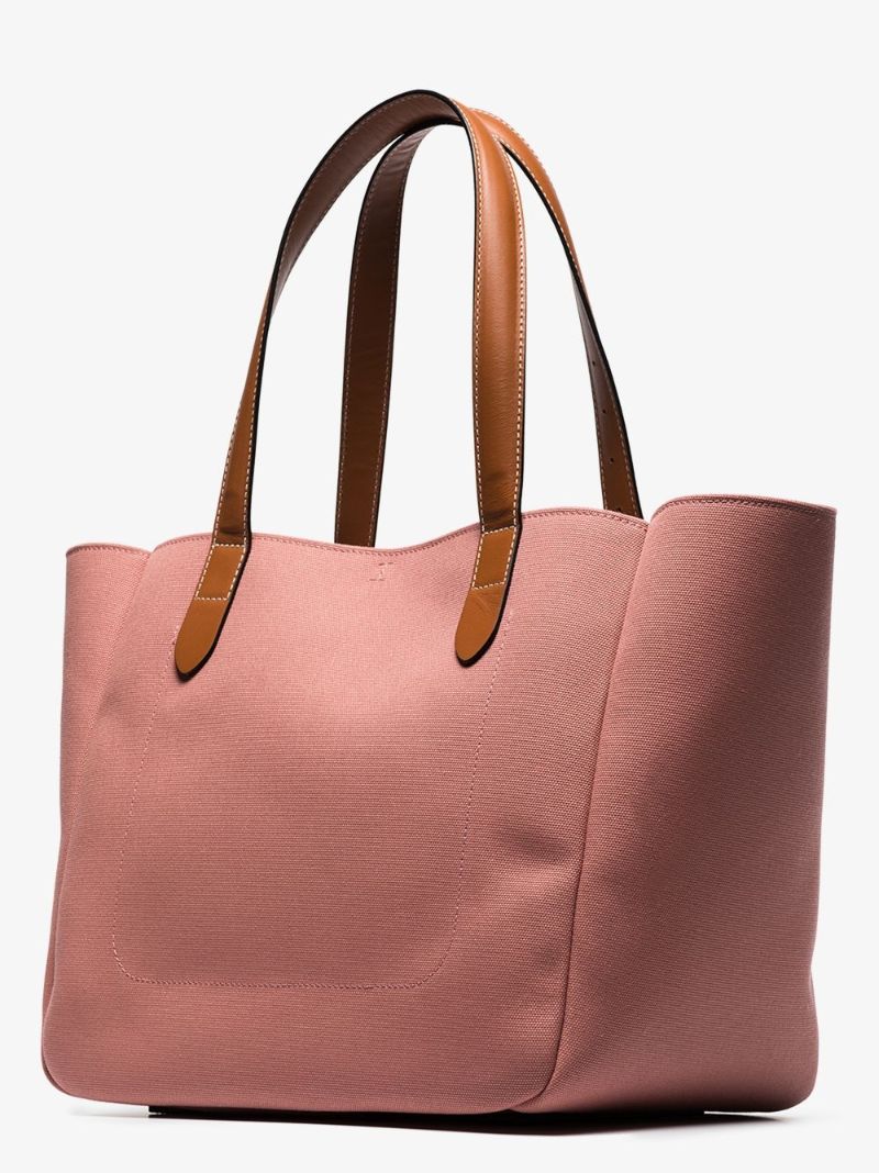 Belt Embroidered Recycled Canvas Tote