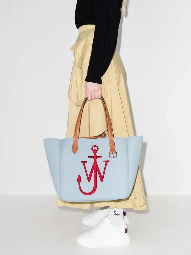 Belt Embroidered Tote Bag