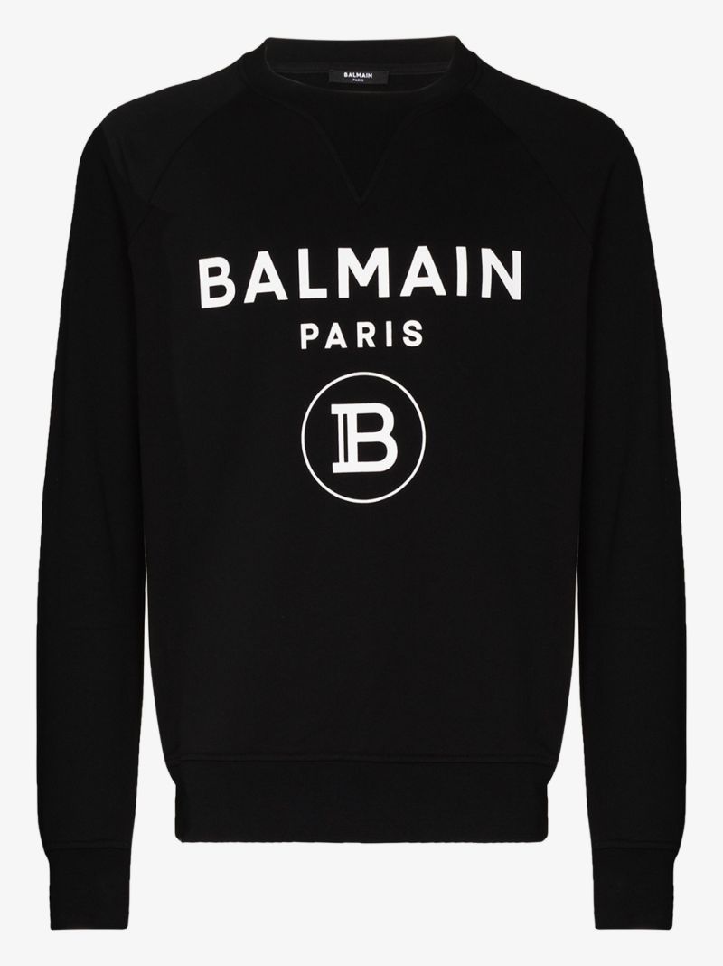 Paris Logo Print Sweatshirt