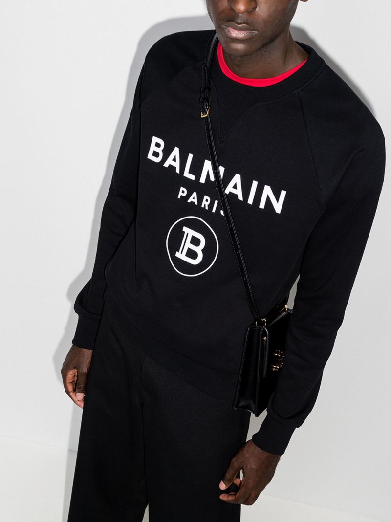 Paris Logo Print Sweatshirt