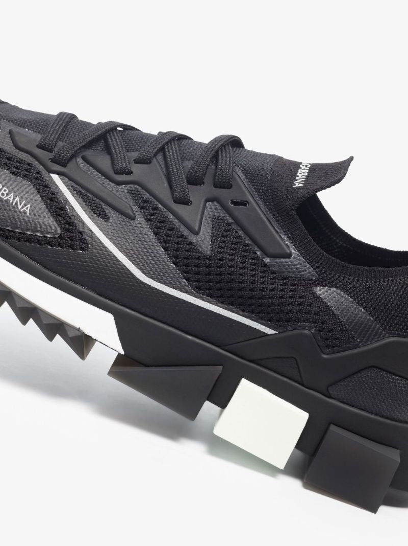 Black Sorrento Low-top Mesh Sneakers