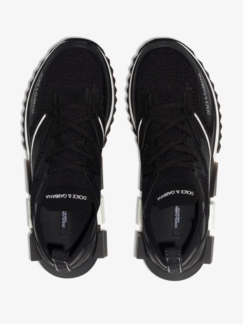 Black Sorrento Low-top Mesh Sneakers