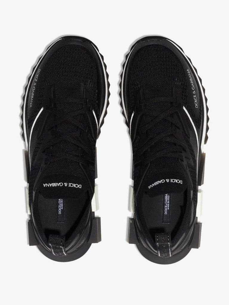 Black Sorrento Low-top Mesh Sneakers