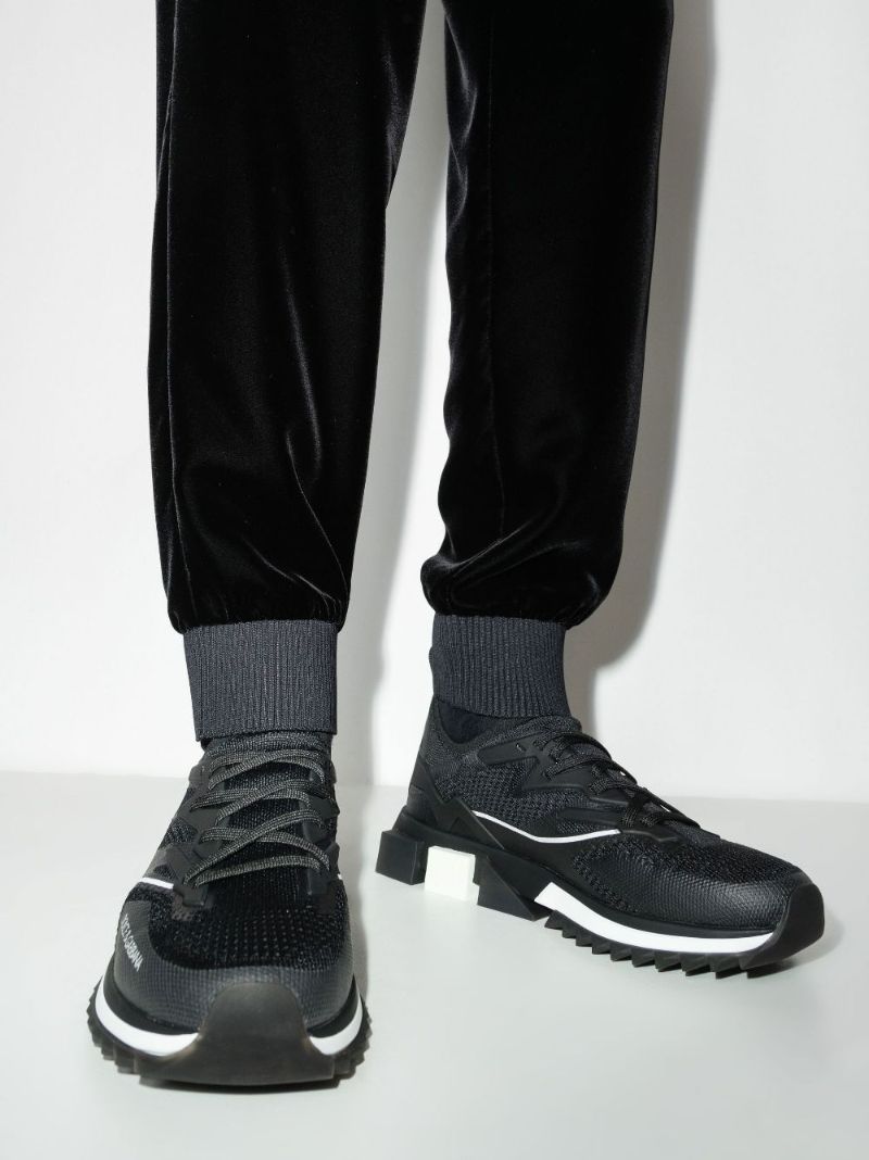 Black Sorrento Low-top Mesh Sneakers
