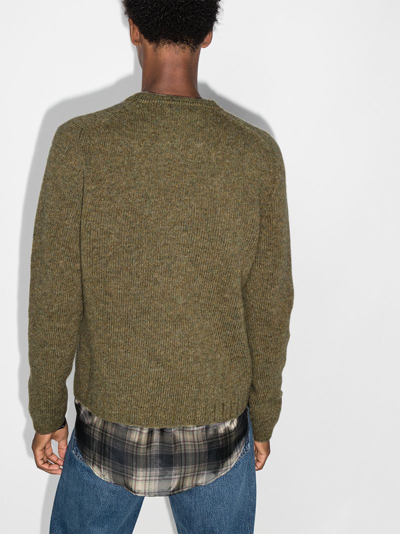 Distressed Wool Sweater