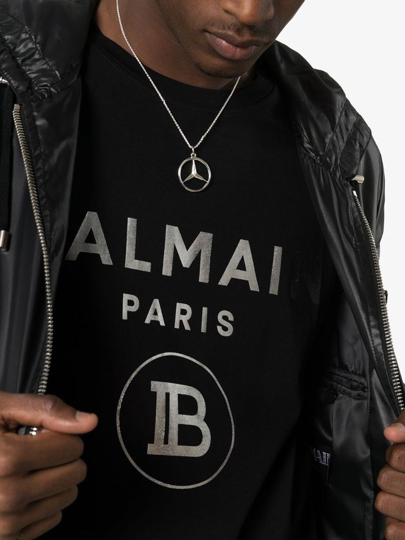 Paris Logo Print T-shirt