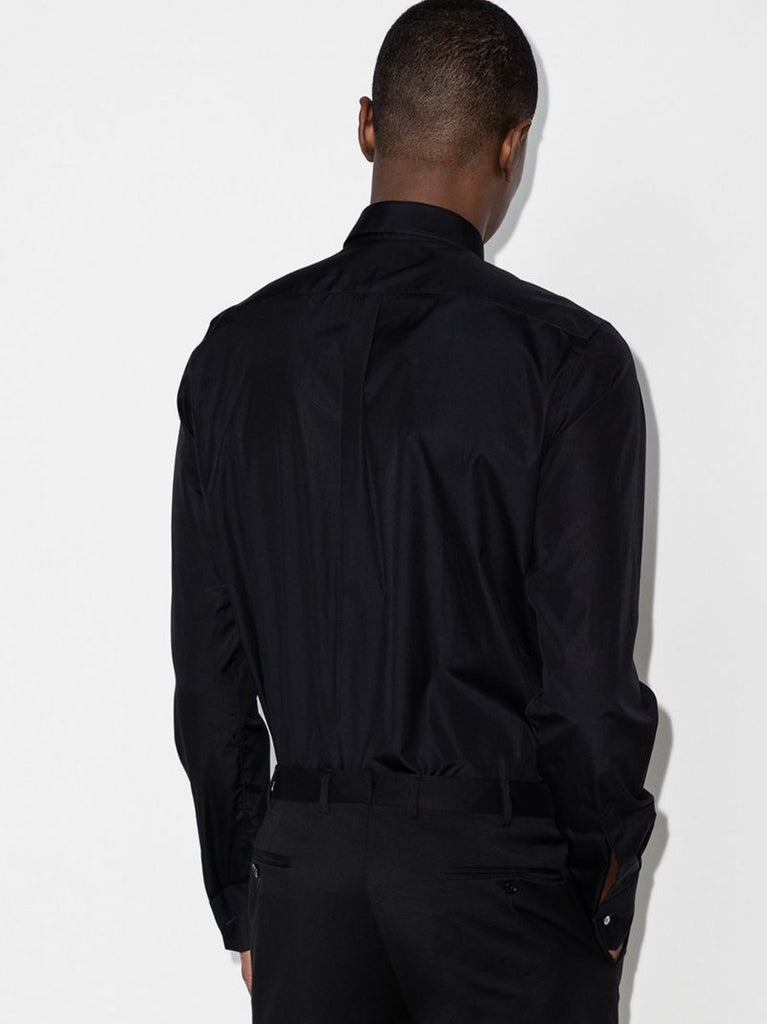 Embroidered Logo Formal Shirt