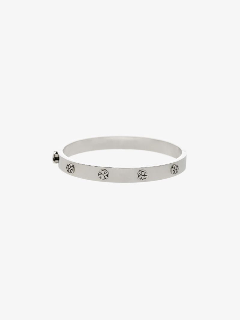 Silver Tone Miller Hinge Stud Bracelet