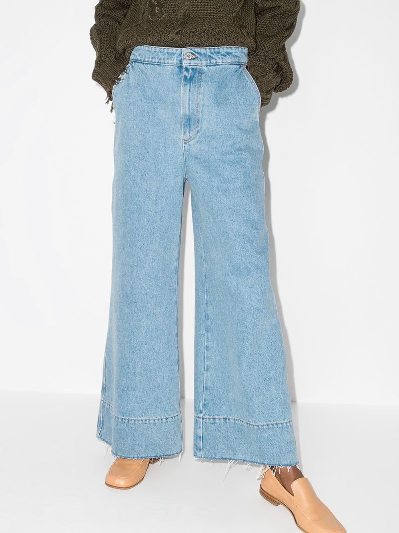 High Waist Flared Jeans