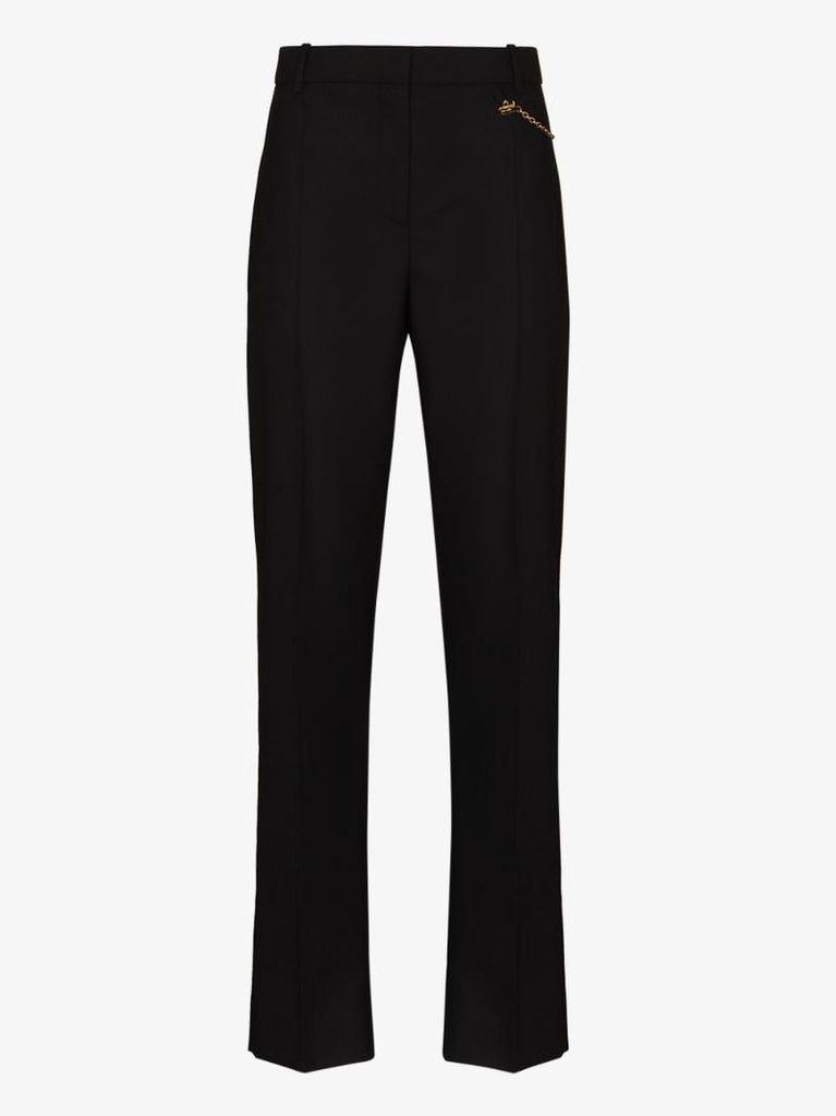 Chain Detail Tailored Trousers