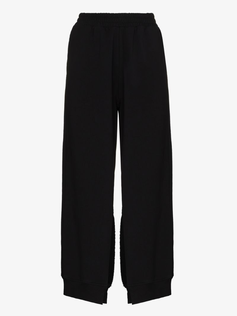 Slit Cotton Track Pants