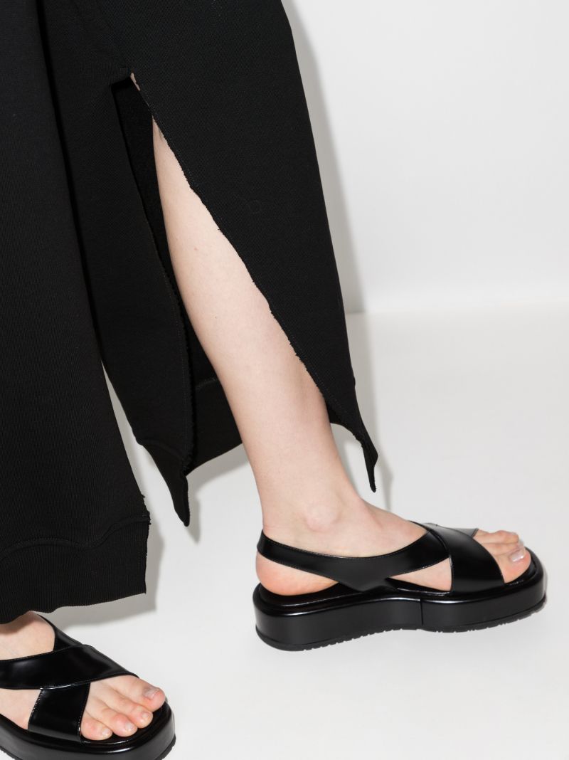Slit Cotton Track Pants