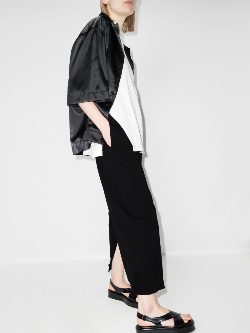 Slit Cotton Track Pants